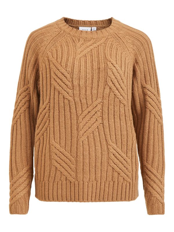 VILA VILA Пуловер 'MALINA'  коняк