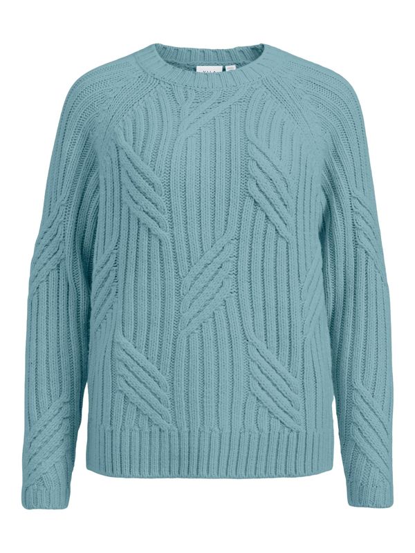 VILA VILA Пуловер 'MALINA'  пастелно синьо