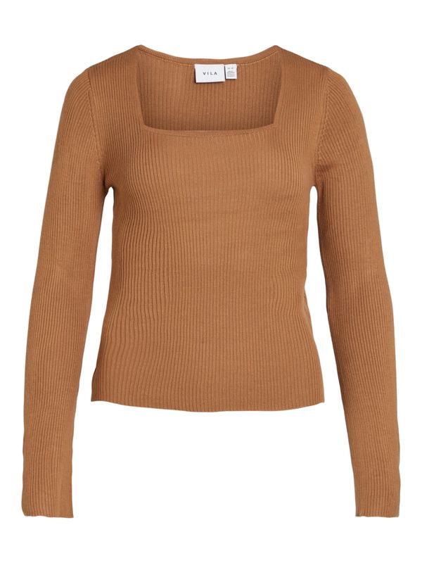 VILA VILA Пуловер 'Popsa'  карамел