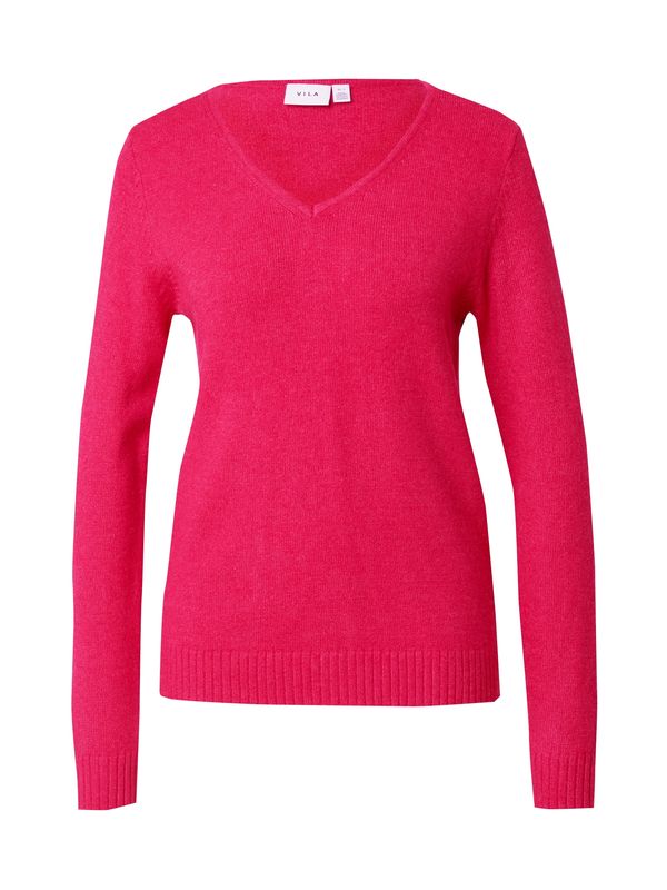 VILA VILA Пуловер 'Ril'  малина