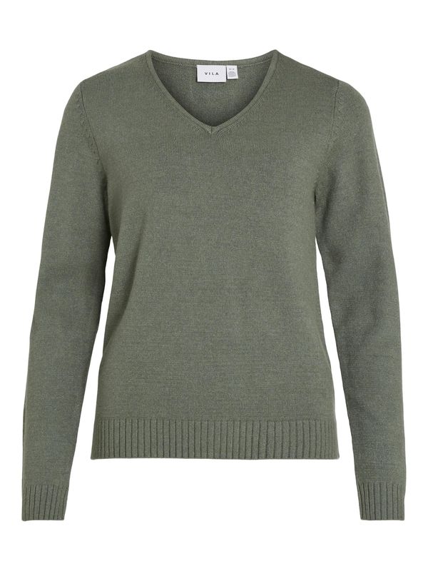 VILA VILA Пуловер 'Ril'  маслина