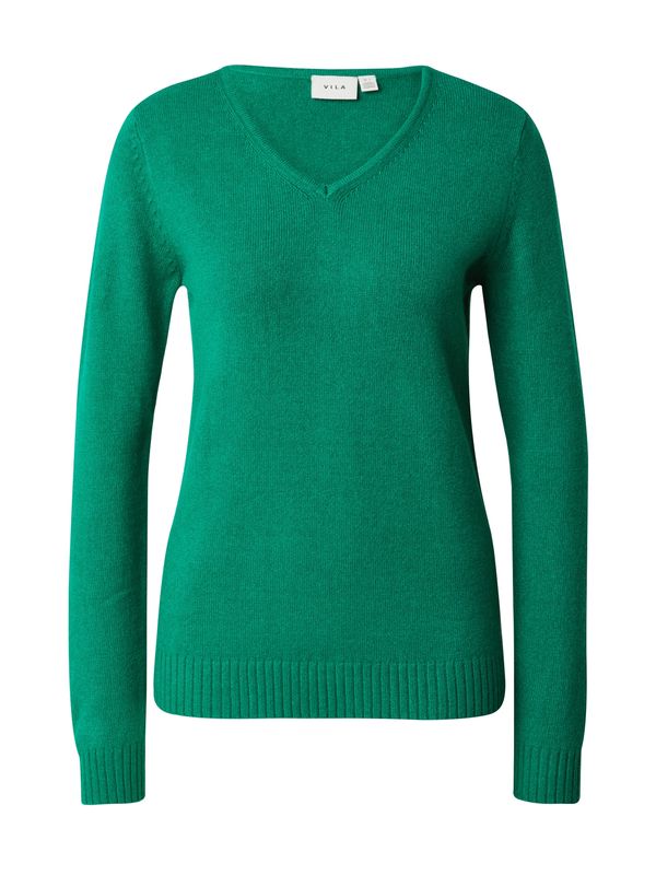 VILA VILA Пуловер 'Ril'  нефритено зелено