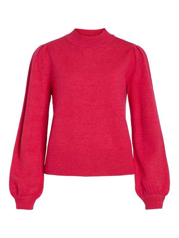 VILA VILA Пуловер 'Ril'  тъмнорозово