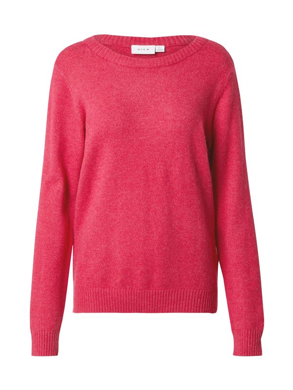 VILA VILA Пуловер 'RIL'  тъмнорозово