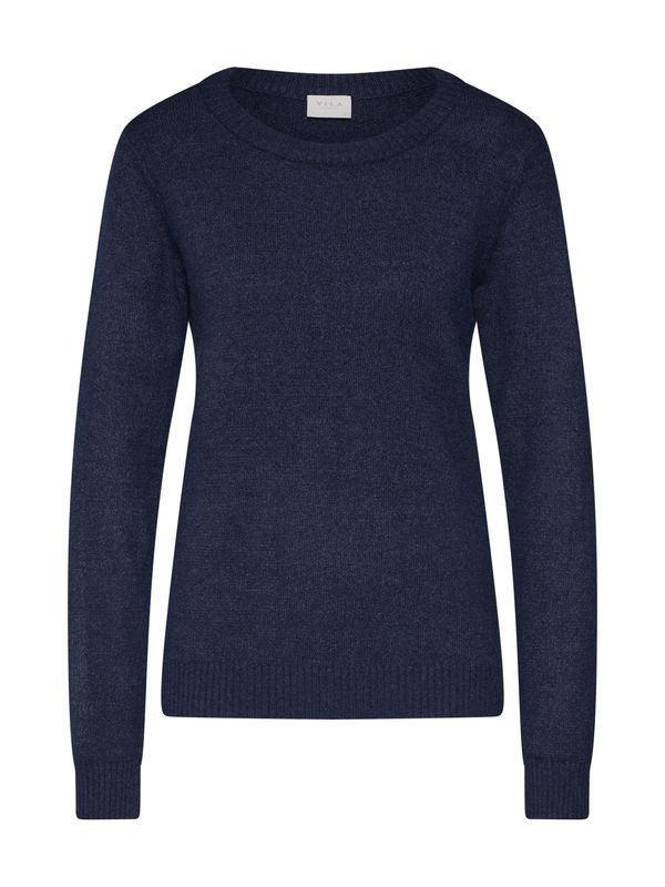 VILA VILA Пуловер 'Ril'  тъмносиньо