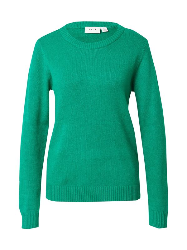 VILA VILA Пуловер 'RIL'  зелено