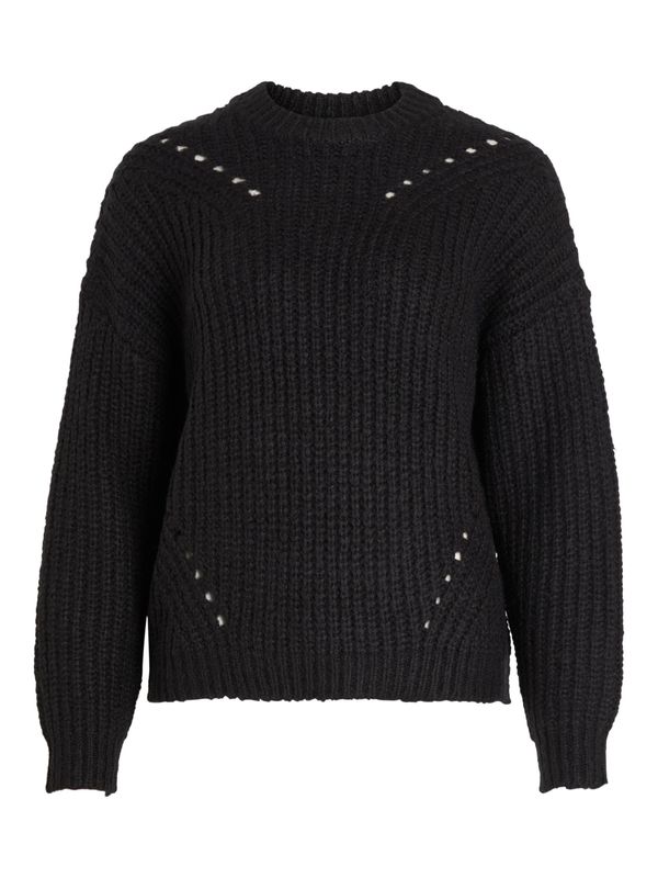 VILA VILA Пуловер 'Suba'  черно