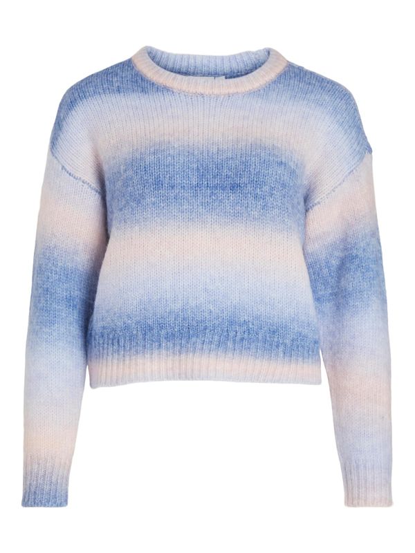 VILA VILA Пуловер 'Ziena'  синьо / пудра