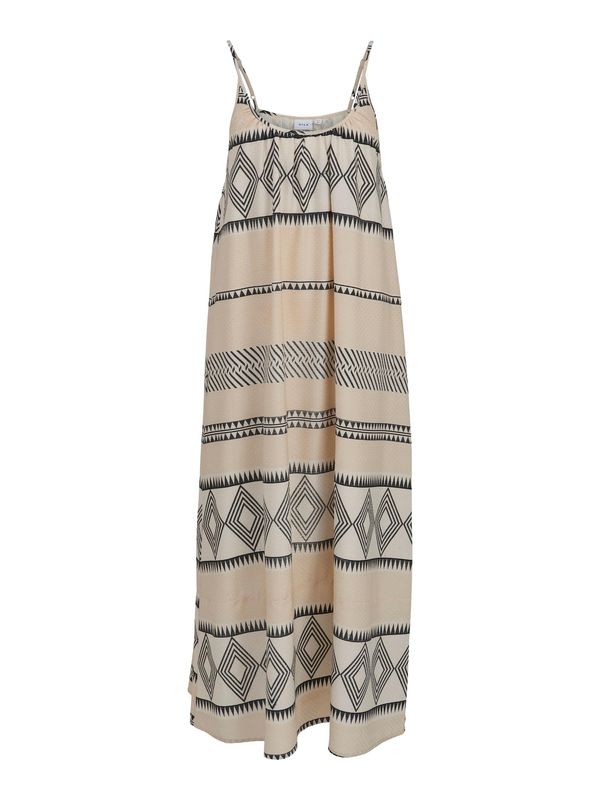 VILA VILA Рокля 'Atnia'  сиво / сиво-бежово / черно