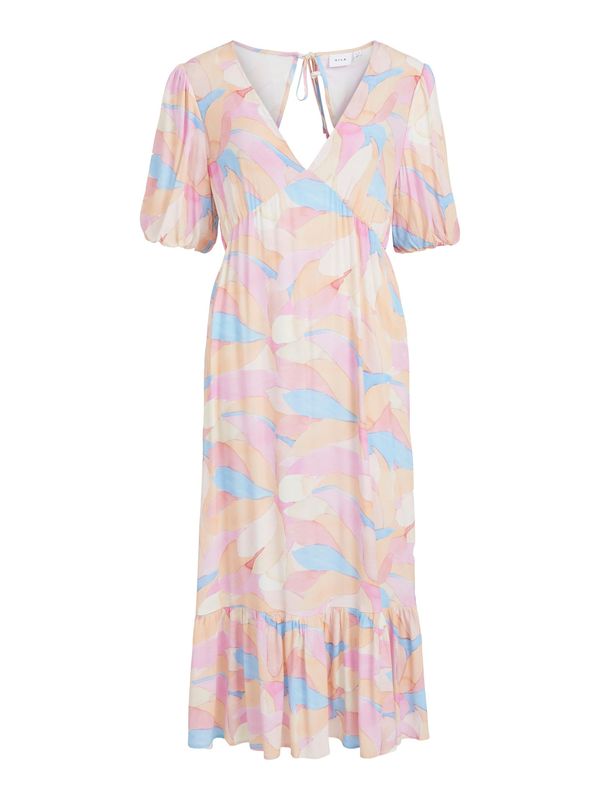 VILA VILA Рокля 'Borine'  пъстро / пастелно розово