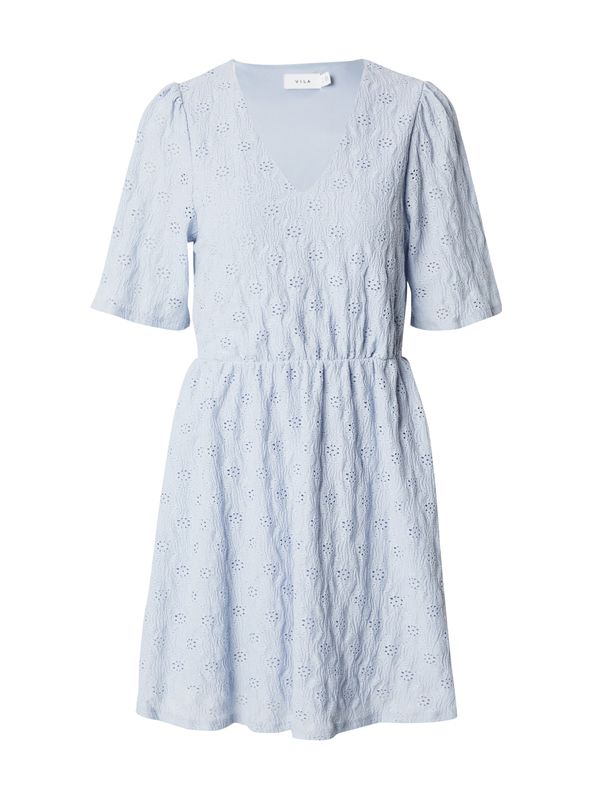 VILA VILA Рокля 'MELANIE'  светлосиньо