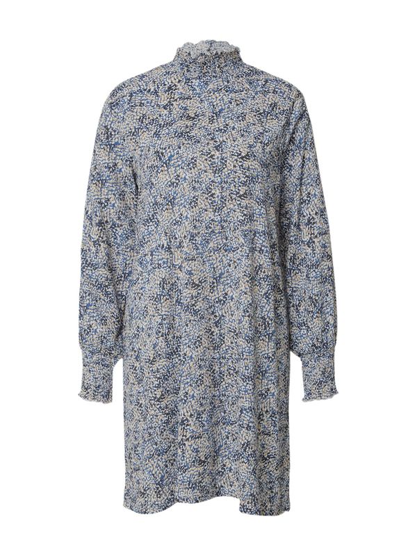 VILA VILA Рокля 'MODA JIA'  бежово / синьо / черно / бяло