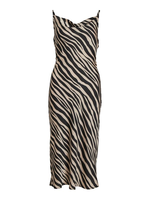 VILA VILA Рокля 'Ravenna'  тъмнобежово / черно