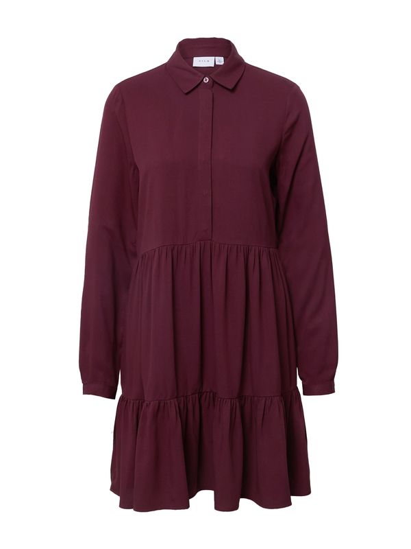 VILA VILA Рокля тип риза 'MOROSE'  бордо
