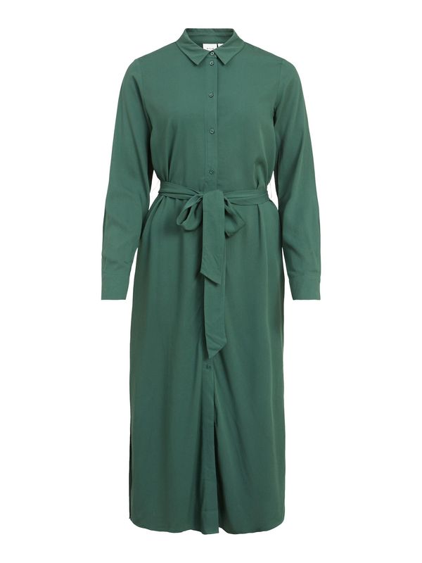 VILA VILA Рокля тип риза 'Morose'  тъмнозелено