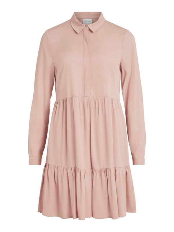 VILA VILA Рокля тип риза  пепел от рози