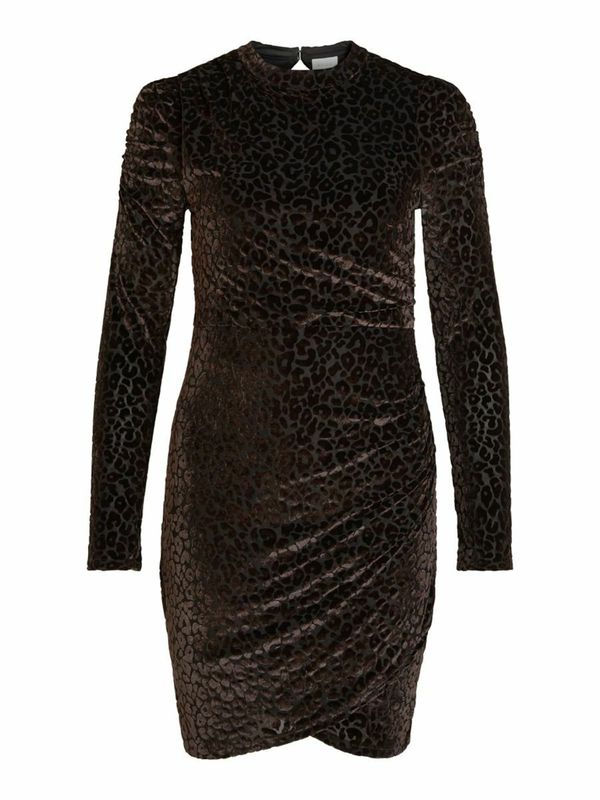 VILA VILA Рокля  тъмнокафяво