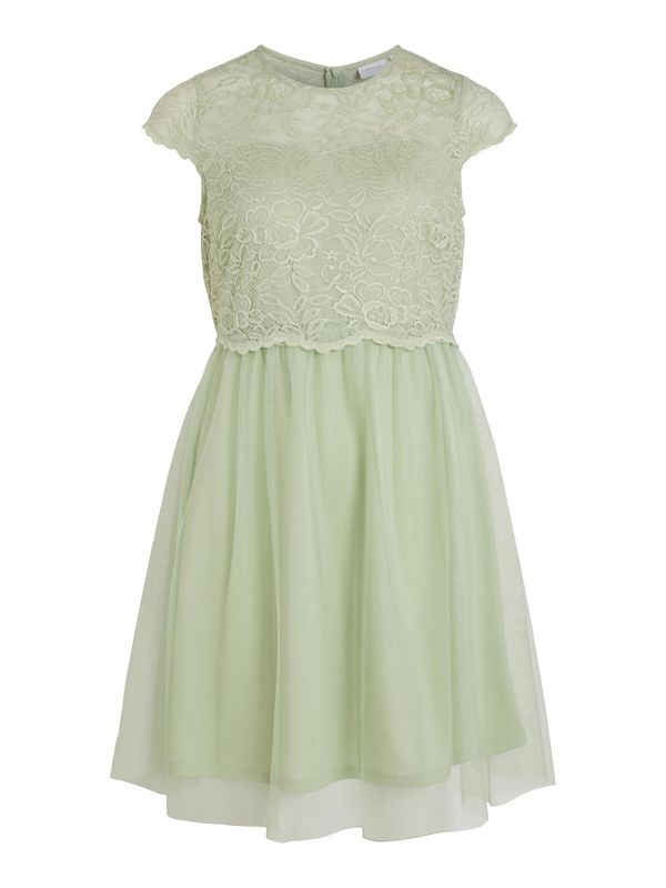 VILA VILA Рокля за коктейл 'Lynnea'  пастелно зелено