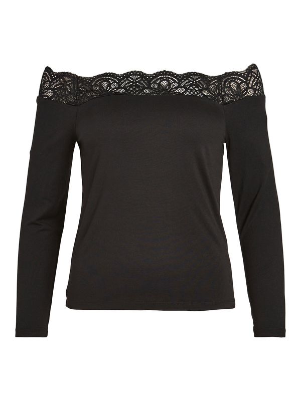 VILA VILA Тениска 'BE'  черно