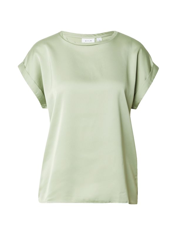 VILA VILA Тениска 'Ellette'  пастелно зелено