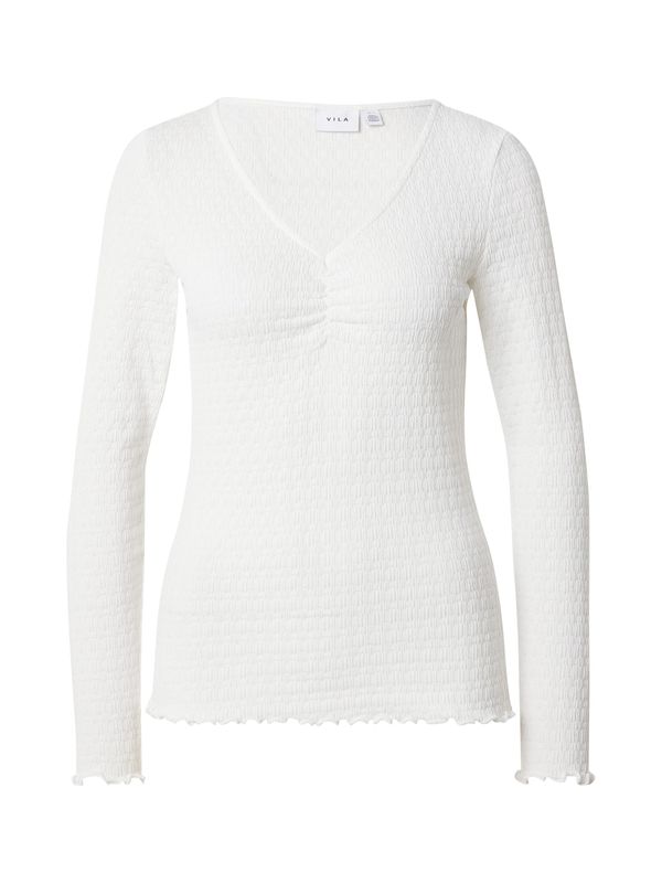 VILA VILA Тениска 'FIBIA'  бяло