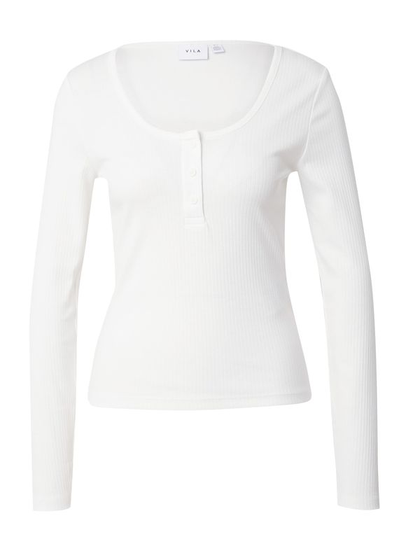 VILA VILA Тениска 'HOLLIE'  бяло