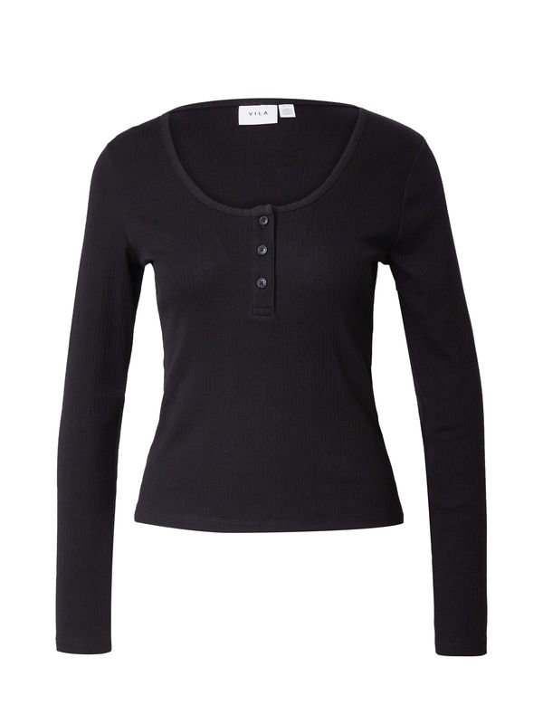 VILA VILA Тениска 'HOLLIE'  черно