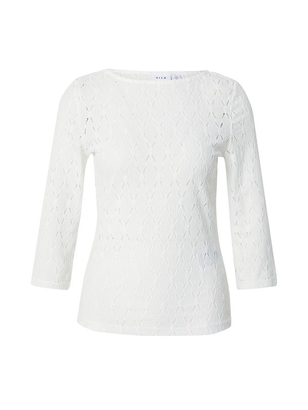 VILA VILA Тениска 'KARLA'  бяло