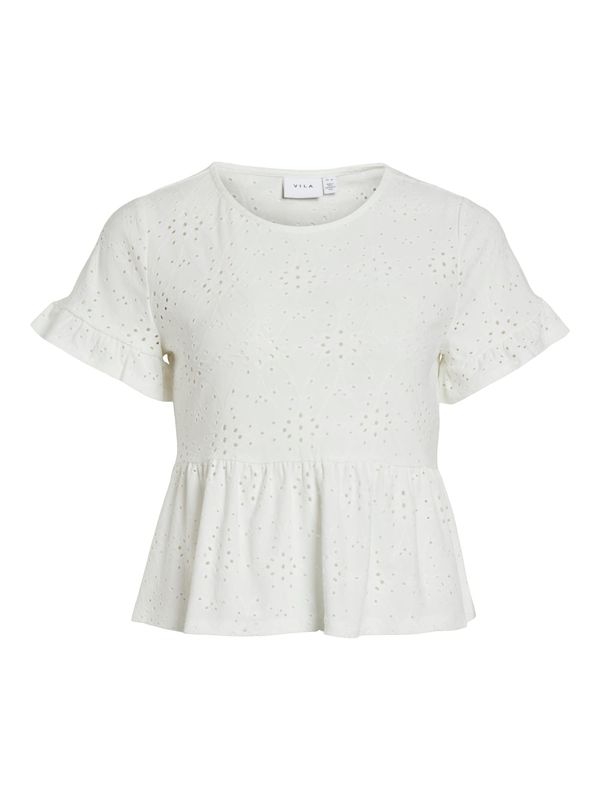 VILA VILA Тениска 'Kawa'  бяло