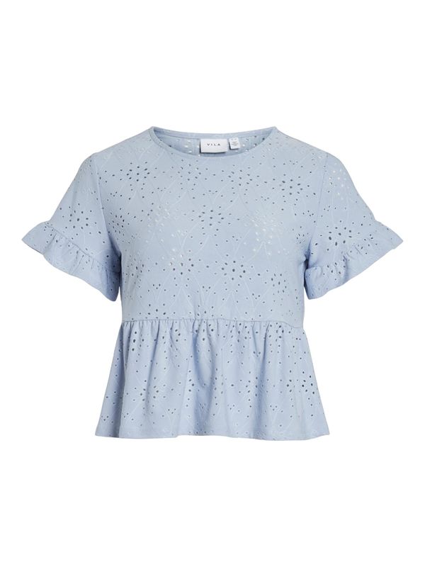VILA VILA Тениска 'Kawa'  пастелно синьо