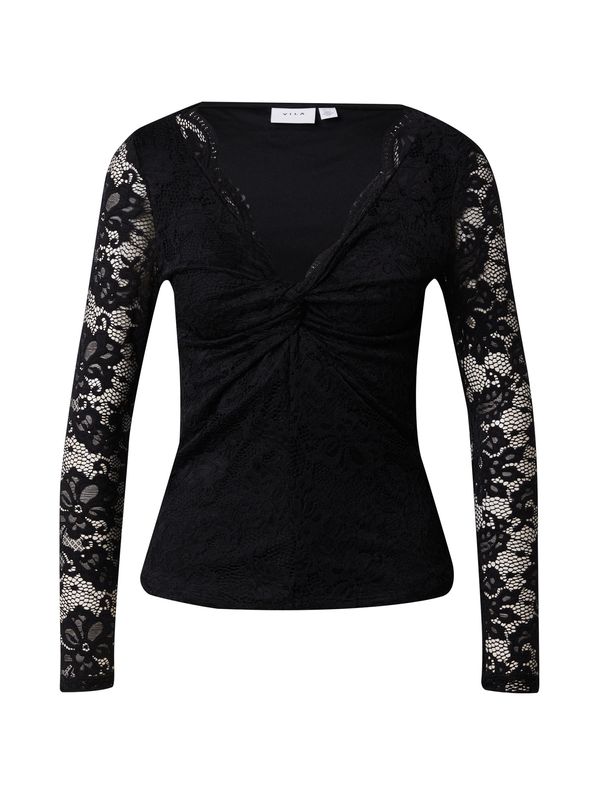 VILA VILA Тениска 'WELLY'  черно