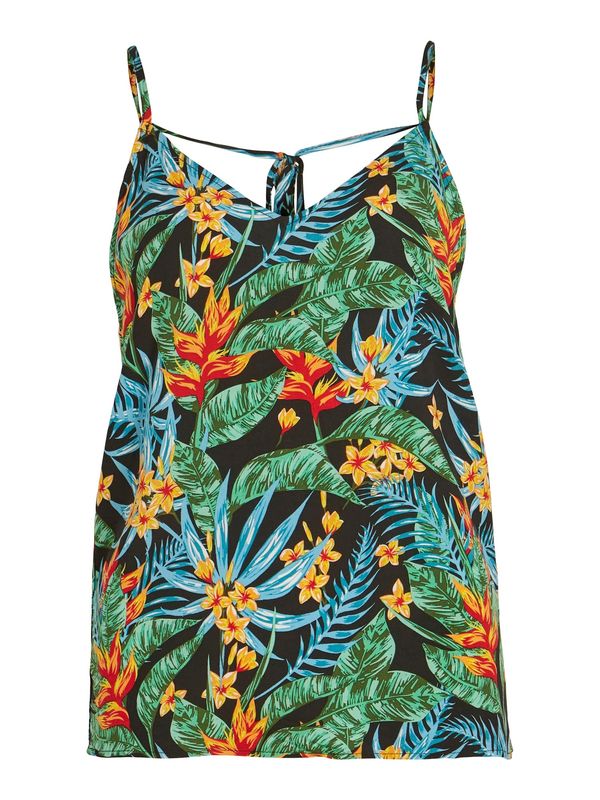 VILA VILA Топ  синьо / зелено / оранжево / черно