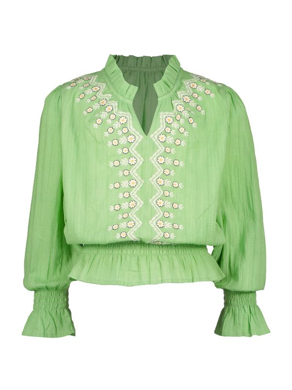 VINGINO VINGINO Блуза  жълто / светлозелено / черно / мръсно бяло