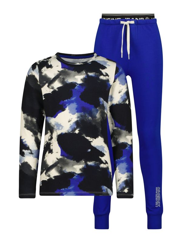 VINGINO VINGINO Комплект пижама  кралско синьо / черно / мръсно бяло