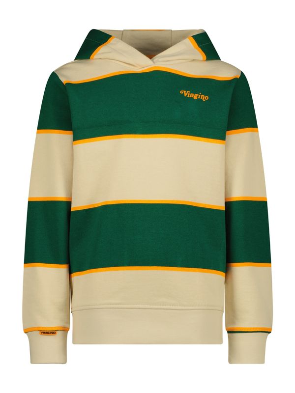 VINGINO VINGINO Суичър  цвят "пясък" / смарагдово зелено / оранжево