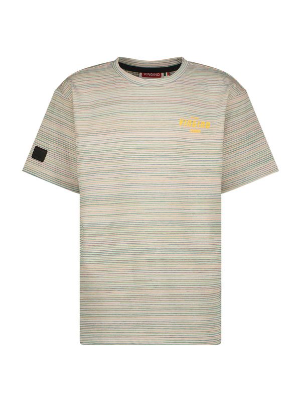 VINGINO VINGINO Тениска  синьо / зелено / оранжево / бледорозово