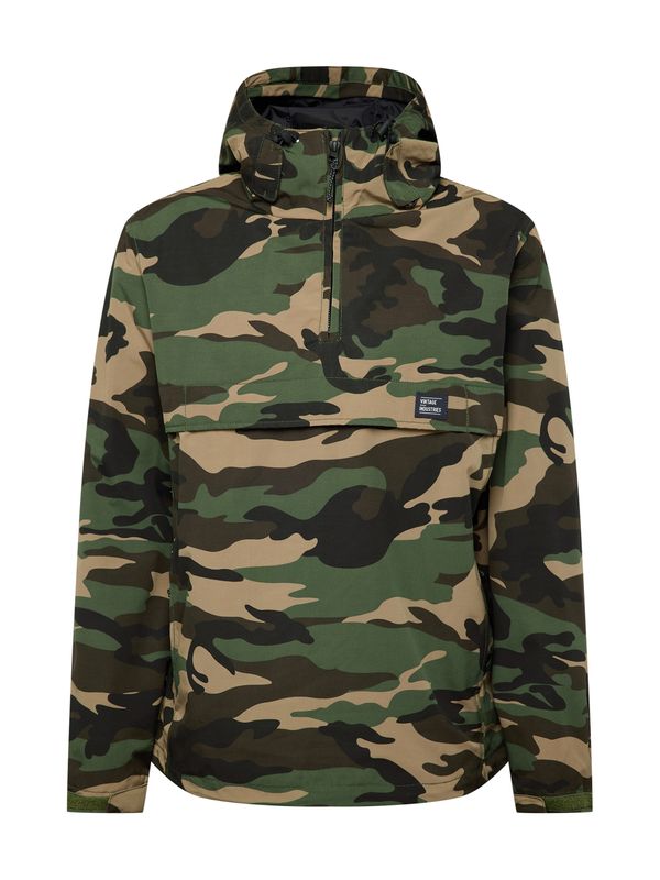 Vintage Industries Vintage Industries Преходно яке 'Shooter'  цвят "пясък" / зелено / черно