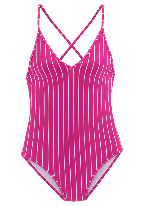 VIVANCE VIVANCE Бански костюм  розово / бяло