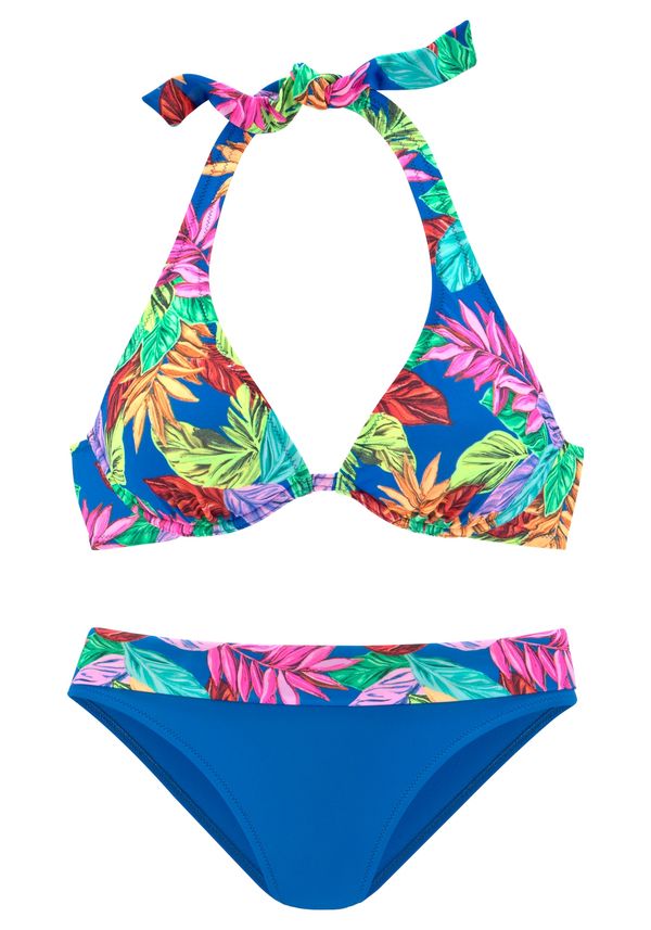 VIVANCE VIVANCE Бански тип бикини  кралско синьо / пъстро