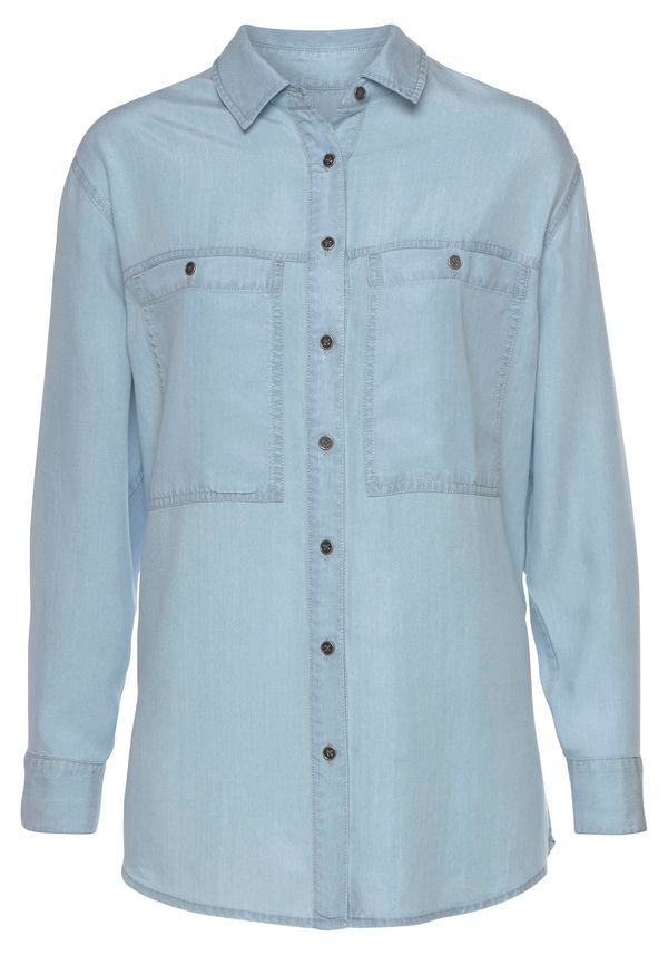 VIVANCE VIVANCE Блуза  синьо