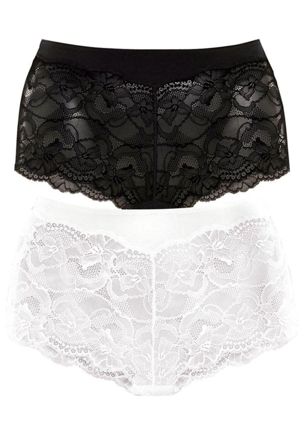 VIVANCE VIVANCE Дамски бикини  черно / бяло