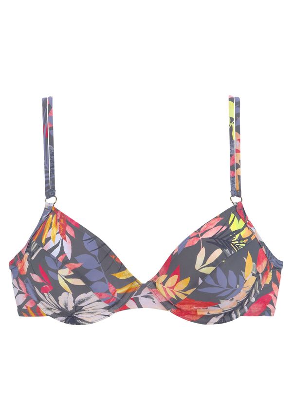 VIVANCE VIVANCE Горнище на бански  сиво / пъстро