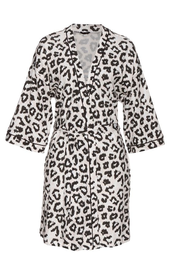 VIVANCE VIVANCE Кимоно  светлобежово / черно / бяло