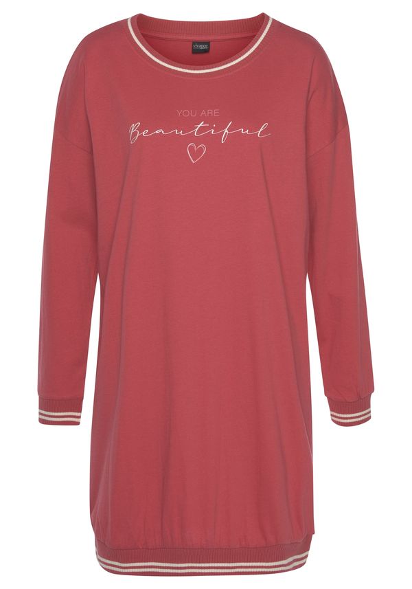 VIVANCE VIVANCE Нощница  червено / бяло