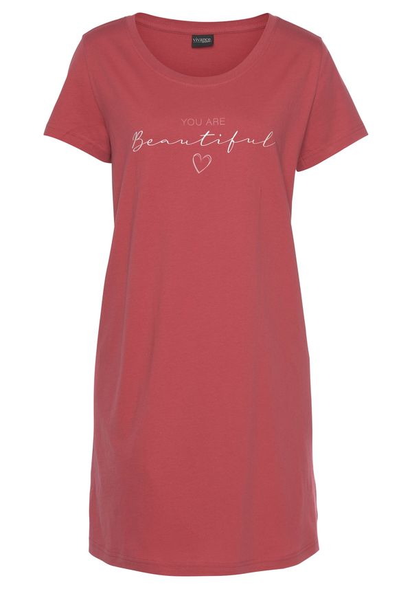 VIVANCE VIVANCE Нощница  червено / бяло