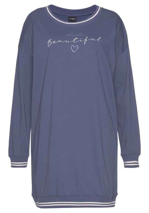 VIVANCE VIVANCE Нощница 'Dreams'  синьо / бяло