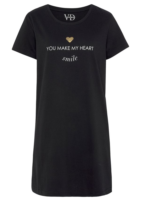 VIVANCE VIVANCE Нощница 'Dreams'  злато / черно / бяло