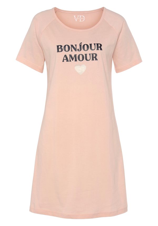 VIVANCE VIVANCE Нощница  кремаво / нощно синьо / пудра