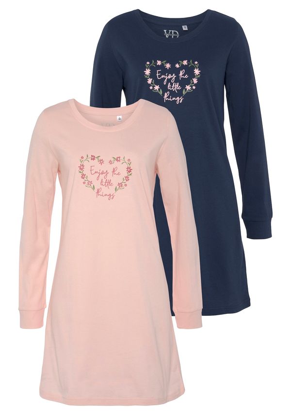 VIVANCE VIVANCE Нощница  нейви синьо / пъстро / светлорозово