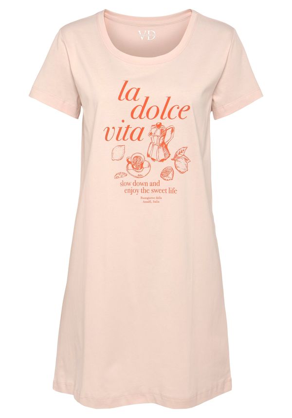 VIVANCE VIVANCE Нощница  оранжево / светлорозово